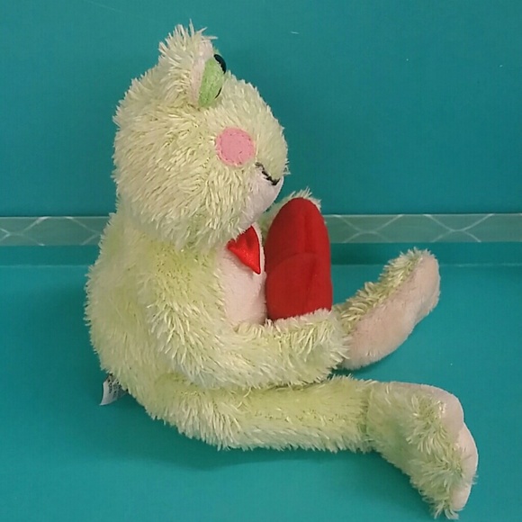 Ganz Dreamy Eyes Frog holding a heart - Picture 4 of 4